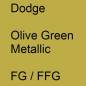 Preview: Dodge, Olive Green Metallic, FG / FFG.